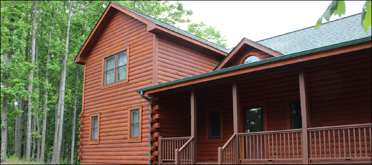 Log Home Staining in Gibson,  North Carolina